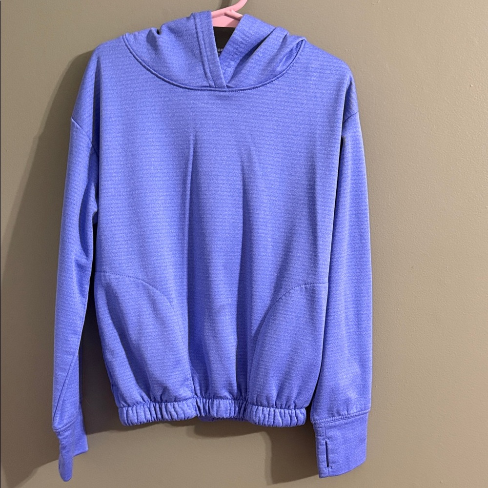 Xersion Blue Lightweight Hoodie - 7/8